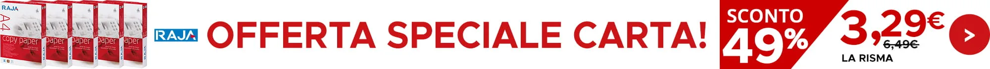 Offerta carta raja A4