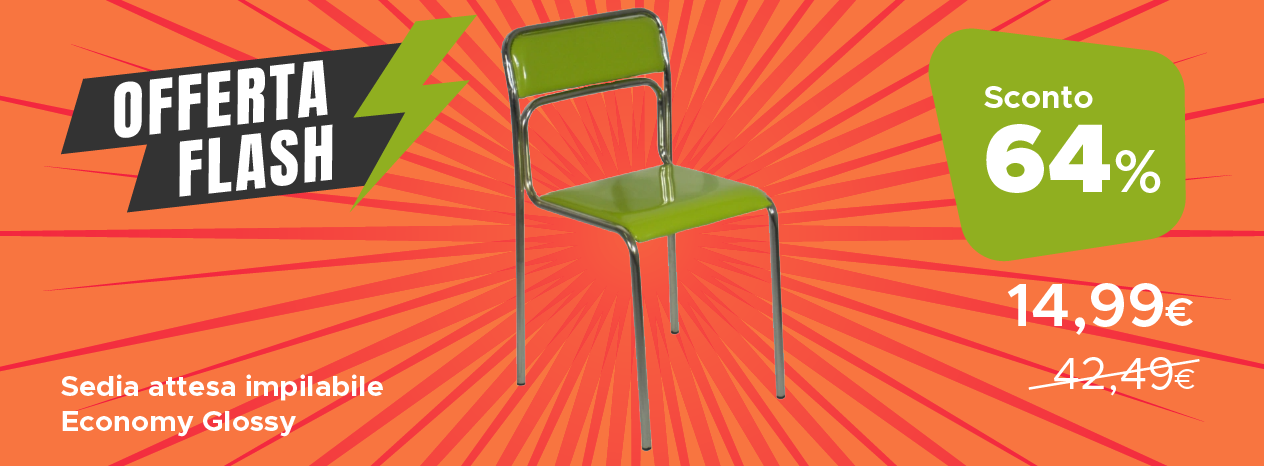 OFFERTA FLASH - SEDIE IMPILABILI