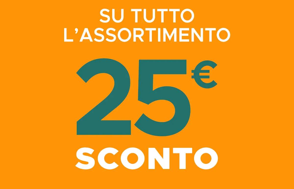 Sconto 25 €