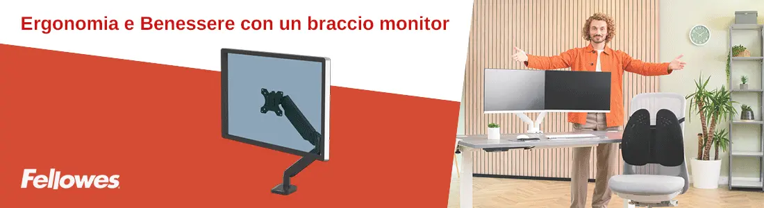 Bracci per monitor Fellowes