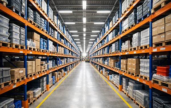 Attrezzature per magazzino, logistica e stoccaggio sicuro dei materiali