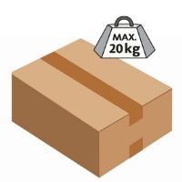 pacchi max 20 kg Chiusura per pacchi di max 20 kg