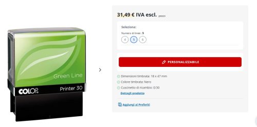 Come personalizzare il tuo timbro sul sito mondoffice