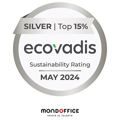 Mondoffice ha ottenuto la Medaglia Silver ecovadis
