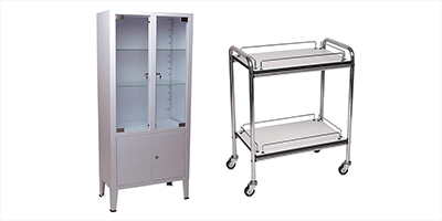 Armadi e carrelli sanitari